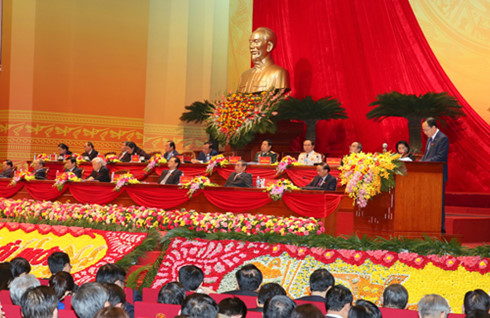 Đại hội thông qua danh sách bầu cử Ban Chấp hành Trung ương khoá XII