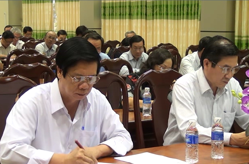 Sơ kết công tác chuẩn bị bầu cử ĐBQH khóa XIV và HĐND các cấp  nhiệm kỳ 2016-2021