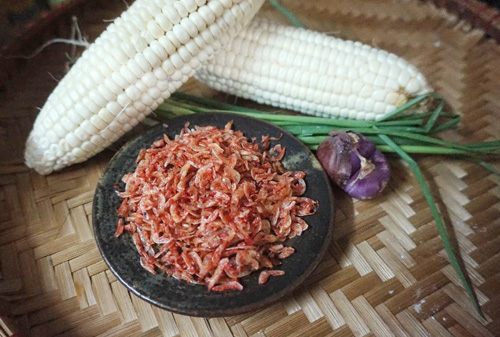 Bắp xào tép