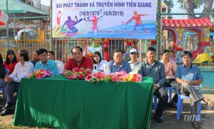 Hội thao chào mừng kỷ niệm 40 năm thành lập Đài Phát thanh Truyền hình Tiền Giang