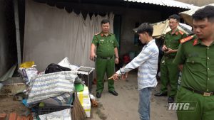 Công an đã bắt giữ đối tượng ở phường Cai Lậy trộm cắp tài sản